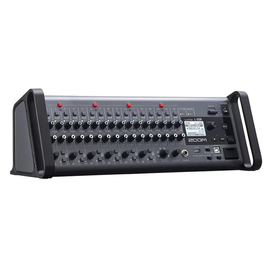 Amazon | ZOOM ズーム L-20R デジタルミキサーレコーダー ラック